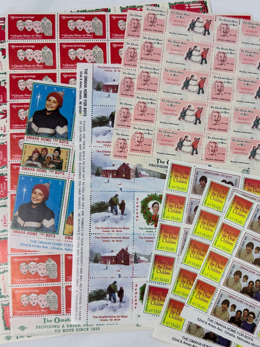 Vintage Charity “Cinderella” Stamp Sheet